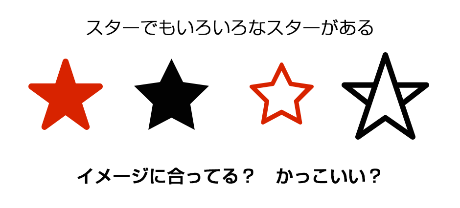 スターでもいろいろある