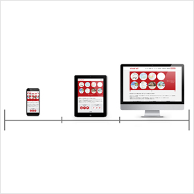 レスポンシブデザインはPC+スマホで切り替え可能サイトではない